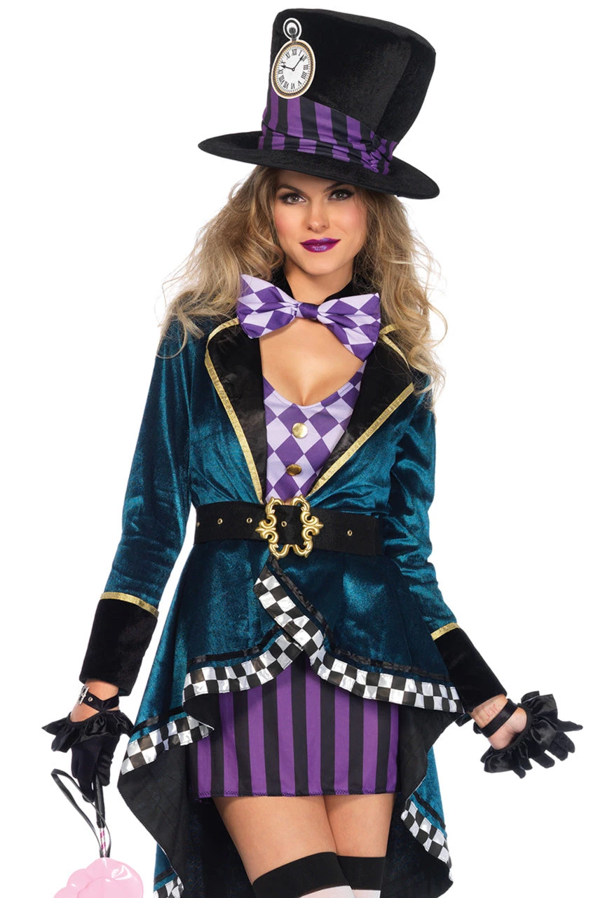 Leg Avenue Hot Hatter Costume 3 Leg Avenue Hot Hatter Costume