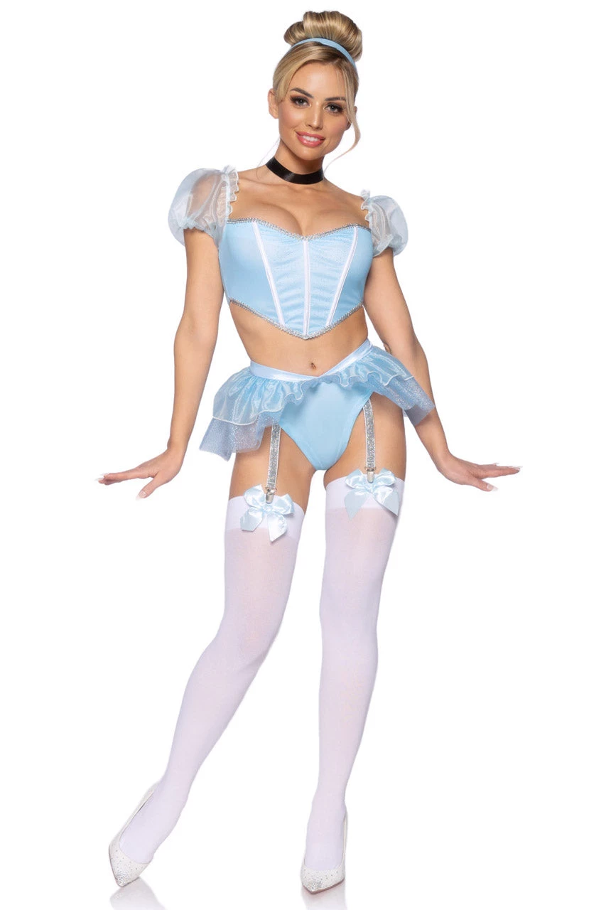 Leg Avenue Glass Slipper Cinderella Costume 3 Leg Avenue Glass Slipper Cinderella Costume
