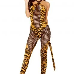Roma Costume Fishnet Kitty Cat Costume