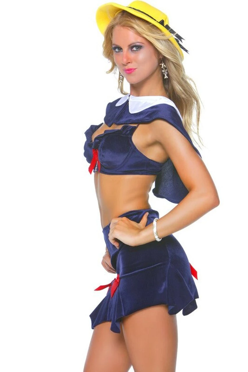 3WISHES Parisian Schoolgirl Halloween Costume 5 3WISHES Parisian Schoolgirl Halloween Costume - Image 3