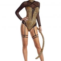 Party King Meow Leopard Halloween Costume
