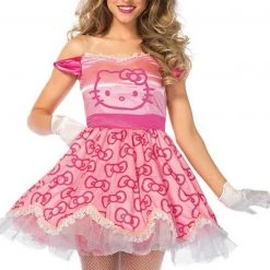 Leg Avenue Hello Kitty Costume Bow Dress -Fairy Tale Costumes Sales unnamed file 1570