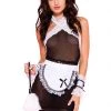 Music Legs Five Piece Two Tone Sheer French Maid Outfit