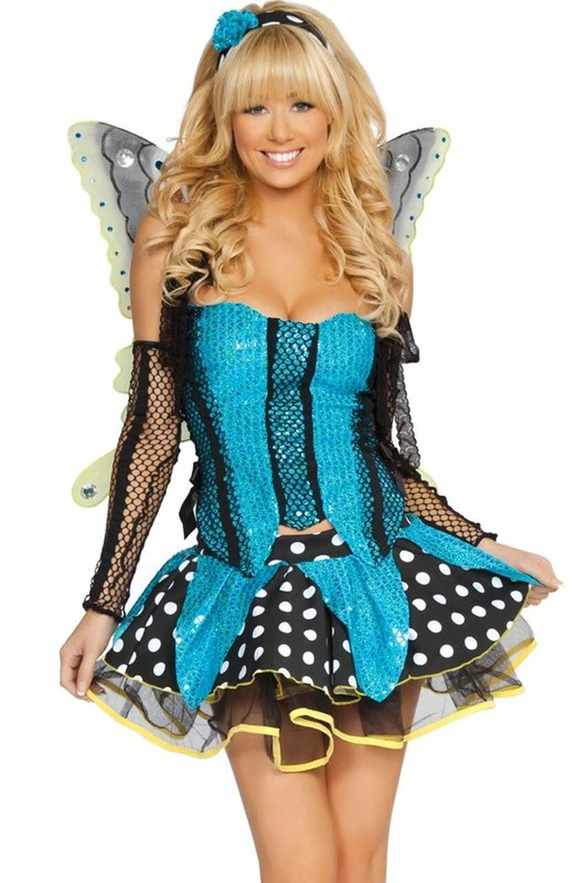 Roma Costume Blue Garden Butterfly Costume 3 Roma Costume Blue Garden Butterfly Costume