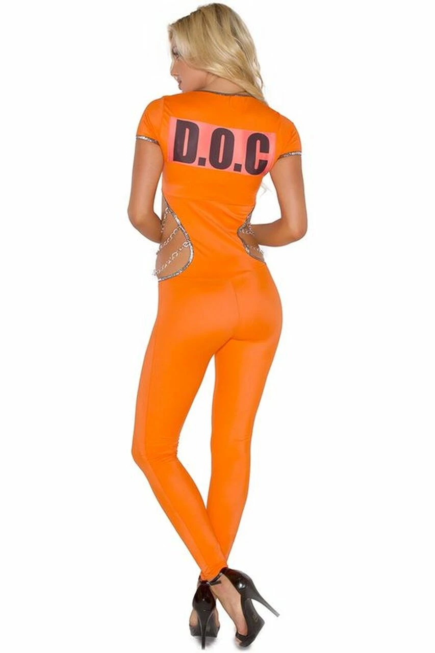 3WISHES Locked Up Inmate Costume 5 3WISHES Locked Up Inmate Costume - Image 3