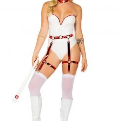 Roma Naughty Vinyl Nurse Costume
